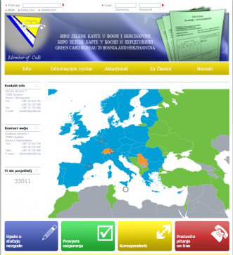 Redizajnirana web stranica Biroa zelene karte BiH